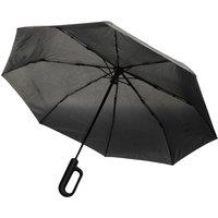 XD Design Men's Yara RPET Carabiner Clip Folding Umbrella in Black