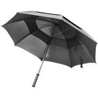 Longridge Men's Double Canopy Golf Umbrella in Black