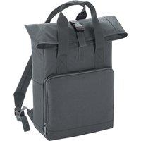 Bagbase Men's Twin Handle Roll-Top Backpack in Mid Grey