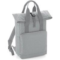 Bagbase Men's Twin Handle Roll-Top Backpack in Light Grey