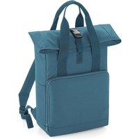 Bagbase Men's Twin Handle Roll-Top Backpack in Blue