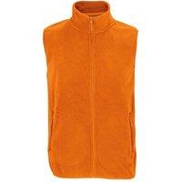 SOL'S Men's Factor Microfleece Body Warmer in Orange | Size: 2XL