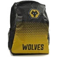 Wolverhampton Wanderers FC Men's Fade Backpack in Black