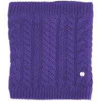 HyFASHION Men's Meribel Cable Knit Snood in Violet