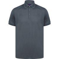 Henbury Men's Polo Shirt in Charcoal | Size: 2XL