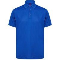 Henbury Men's Polo Shirt in Blue | Size: XL