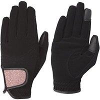 Hy5 Men's Roka Riding Gloves in True Black | Size: XL