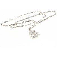 Liverpool FC Men's Silver Plated Crest Pendant & Chain