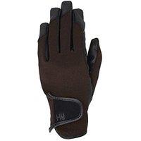 Hy5 Men's Burnham Pro Riding Gloves in Brown | Size: XS