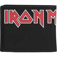 Iron Maiden Men's Wrap Logo Wallet in Black