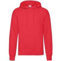 Fruit of the Loom Men's Classic Hooded Sweatshirt in Red | Size: XL