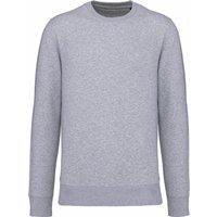 Kariban Men's Friendly Crew Neck Sweatshirt in Pale Grey | Size: XS