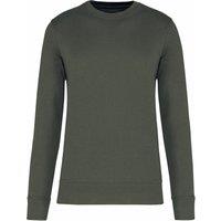 Kariban Men's Friendly Crew Neck Sweatshirt in Khaki | Size: Large
