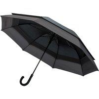 Swiss Peak Men's Expandable Aware Stick Umbrella in Black