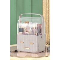 Living and Home Makeup Organiser Storage Drawers Acrylic Cosmetic Organisers in Pink