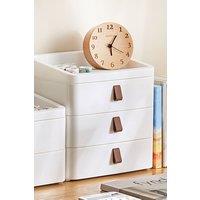 Living and Home Multipurpose Desktop Drawer Storage Cosmetic Organizer Skincare Display Box in White