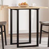 Berkfield Home Table Top Square 70x70x2 cm Solid Wood Acacia in Brown | Size: 70 x 70 x 2 cm