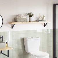 Berkfield Home Table Top 160x20x4 cm Rectangular Solid Wood Acacia in Brown | Size: 160 x 20 x 4 cm