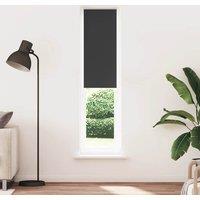 Berkfield Home Roller Blind Blackout Black 50x210 cm Fabric Width 45.7 cm Polyester