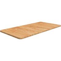 Berkfield Home Bathroom Countertop Light Brown 80x40x1.5cm Treated Solid Wood | Size: 80x40x1.5 cm