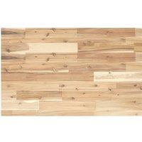 Berkfield Home Desk Top Untreated 80x50x4 cm Solid Wood Acacia in Brown | Size: 80 x 50 x 4 cm