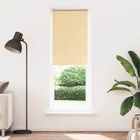 Berkfield Home Roller Blind Blackout Beige 75x210 cm Fabric Width 70.7 cm Polyester