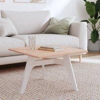 Berkfield Home Table Top 60x60x1.5 cm Square Solid Wood Beech in Brown