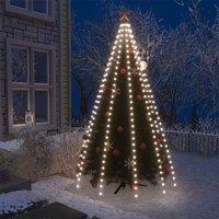Berkfield Home Christmas Tree Net Lights with 300 LEDs Cold White 300 cm