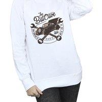 Batman Boy's Batcave Car Sweatshirt in White | Size: 12-13 Years