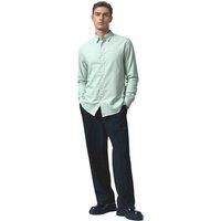 TopLook London Men's Mens Business Causal Shirt Button-Down Long Sleeve Shirt in Pale Green | Size: Large