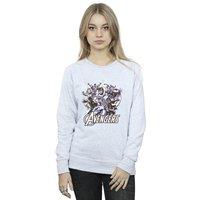 Avengers Women's Group Sweatshirt in Grey | Size: Small