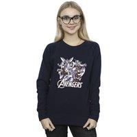 Avengers Women's Group Sweatshirt in Navy | Size: Medium