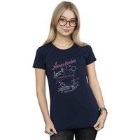 Harry Potter Women's Amortentia Potion Cotton T-Shirt in Navy | Size: XL
