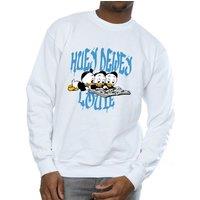 Disney Men's Huey Dewey Louie Reading Sweatshirt in White | Size: Medium