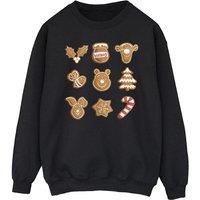 Winnie The Pooh Men's Gingerbread Sweatshirt in Black | Size: Large