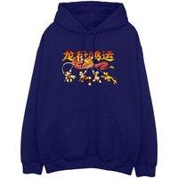 Disney Men's Mickey Mouse Dragon New Year Hoodie in Navy | Size: Large