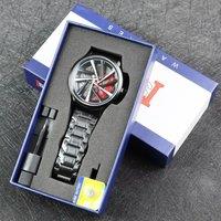 Leaper Men's Wheel Rotating Waterproof Watch in Red | Size: 200g