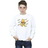 Winnie The Pooh Men's Flip Flip Flip Sweatshirt in White | Size: Large