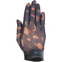 Hy Men's Elevate Country Riding Gloves in Navy | Size: Large
