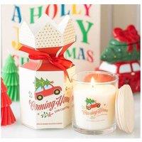 KDMD Coming Home for Christmas Spiced Berry Candle in Cream