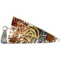 KDMD Women's Orgonite Power Pendant - Three Metals Power Point