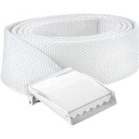 K-UP Men's Polyester Belt in White