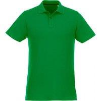 Elevate Men's Helios Short Sleeve Polo Shirt in Bottle Green | Size: XS