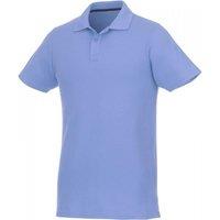 Elevate Men's Helios Short Sleeve Polo Shirt in Light Blue | Size: XL