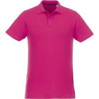 Elevate Men's Helios Short Sleeve Polo Shirt in Magenta | Size: 3XL