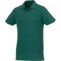 Elevate Men's Helios Short Sleeve Polo Shirt in Green | Size: XS