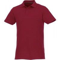 Elevate Men's Helios Short Sleeve Polo Shirt in Burgundy | Size: 2XL