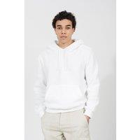 Brave Soul Men's Teddy Fleece Hoodie in Cream | Size: Large