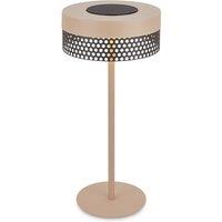 BRILONER Beige Matt Anthracite Battery Powered LED Table Lamp