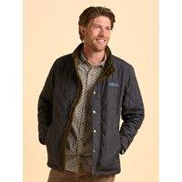 Brakeburn Men's Sanderstead Diamond Quilted Jacket in Black | Size: XL